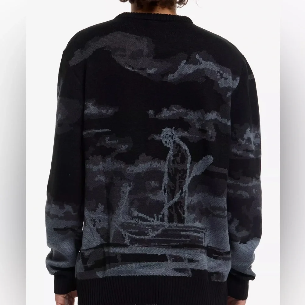 Unisex Friday The 13th Jason Boat Scene Intarsia Sweater Hot Topic‎ Horror